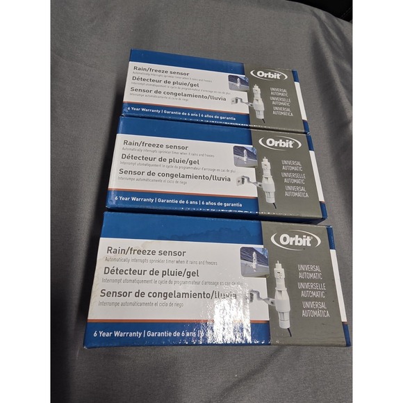 6 Pack! Orbit 57460 Heavy Duty 3/4" Jar-Top In-Line Sprinkler Valve New in Box - Picture 8 of 9